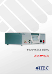 Itec POWERMIX 6/3 DIGITAL User Manual