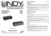 Lindy 39123 Short User Manual