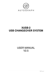 Autograph XUSB-2 User Manual