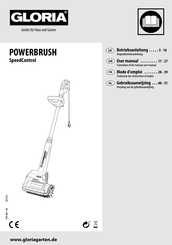 Gloria SpeedControl Powerbrush User Manual