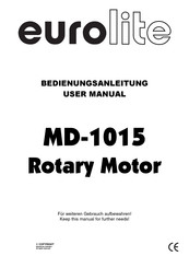 EuroLite MD-1015 Rotary Motor User Manual