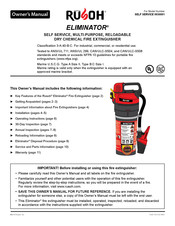 Rusoh Eliminator Owner's Manual