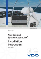 VDO AcquaLink Nav Box Installation Instruction