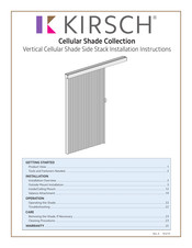 KIRSCH Cellular Shade Collection Installation Instructions Manual