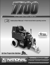 National All Day Battery Ride-On 7700 Instruction Manual