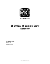 RKI Instruments 35-3010A-11 Manual