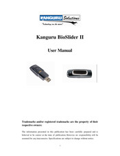 Kanguru BioSlider II User Manual