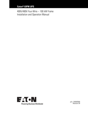 Eaton 93PM-50-1 Installation And Operation Manual