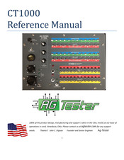 Ag-Tester CT1000 Reference Manual