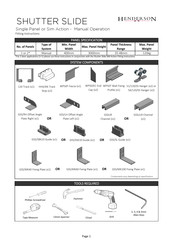 Henderson SHUTTER SLIDE System Manual