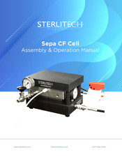 Sterlitech SEPA CF CELL Assembly & Operation Manual