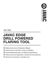 JAVAC JAV-1034 Safety Instructions & Operation Manual