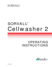 Kendro Sorvall Cellwasher 2 Operating Instructions Manual