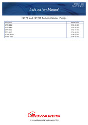Edwards EXT70/NW40 Instruction Manual