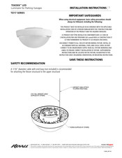 LEGRAND Kenall TEKDEK TD17 Series Installation Instructions Manual
