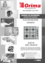 Orima OR 640 VX Instruction Manual