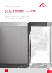 Roto Frank C600 Installation Maintenance And Operating Instructions