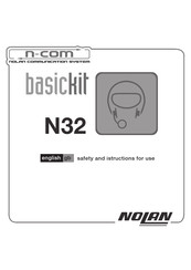 Nolan N-Com Basickit N32 Safety And Istructions For Use