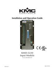 KMC Controls KMD-5220 Installation And Operation Manual