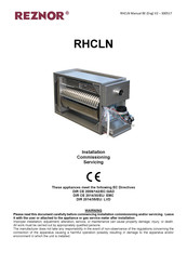 Reznor RHCLN Installation, Commissioning, Servicing