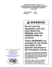 Clemco Contractor Series Operational Instructions