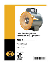 GSI PNEG-119 Installation And Operation Manual