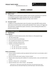 Elite Screens Elite Home 2 Series Manual