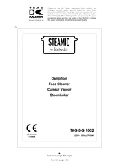Team kalorik STEAMIC TKG DG 1002 Manual
