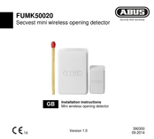 Abus FUMK50020 Installation Instructions Manual