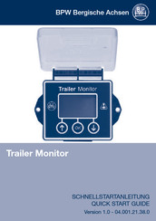 BPW Trailer Monitor Quick Start Manual