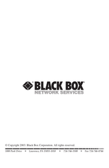 Black Box SW544A-M Manual