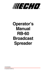 Echo RB-60 Operator's Manual