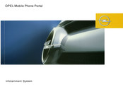 Opel Mobile phone portal Manual
