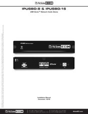 AtlasIED Dante IPUSBD-8 Installation Manual