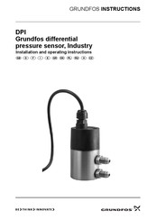 Grundfos DPI Installation And Operating Instructions Manual