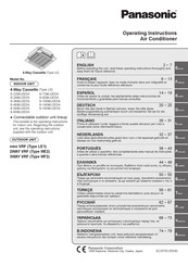 Panasonic mini VRF LE1 Operating Instructions Manual