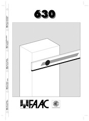 FAAC 630/25 Manual