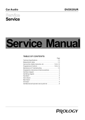 Prology DVD525UR Service Manual