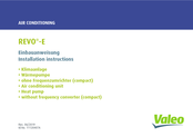 Valeo REVO-E Installation Instructions Manual