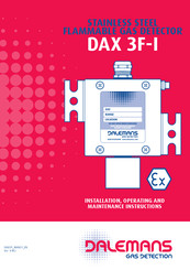 DALEMANS DAX 3F-I Installation, Operating And Maintenance Instructions