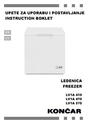 Koncar CI6650 INX Installation And Operating Instruction Booklet