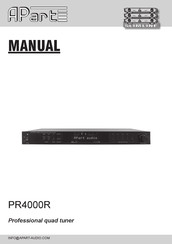 APART PR4000R Manual