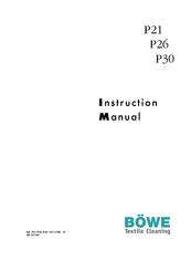 BÖWE P21 Instruction Manual