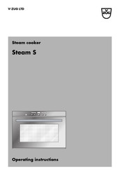 V-ZUG Steam S Operating Instructions Manual