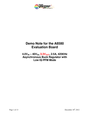 Allegro A8580 Demo Note