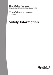 Riso ComColor FW Series Safety Information Manual