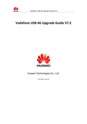 Huawei Vodafone USB 4G Upgrade Manual