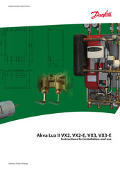 Danfoss Akva Lux II VX3 Instructions For Installation And Use Manual