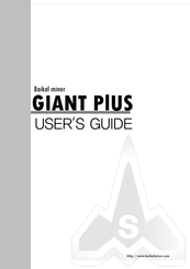 Baikal miner GIANT PlUS User Manual