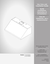 ELICA ECP136SS Use, Care And Installation Manual